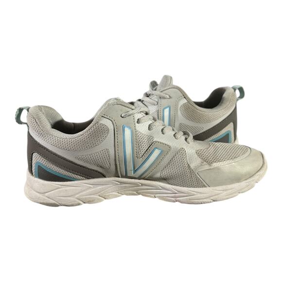 Vionic Miles II Women’s Size 8 Walking Sneakers Gray Blue Orthotic Arch Support - Picture 7 of 8